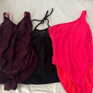 Target (xhilaration brand) 3 swimsuits all size Large